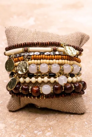 The More The Merrier Stretch Bracelet Set Of 10