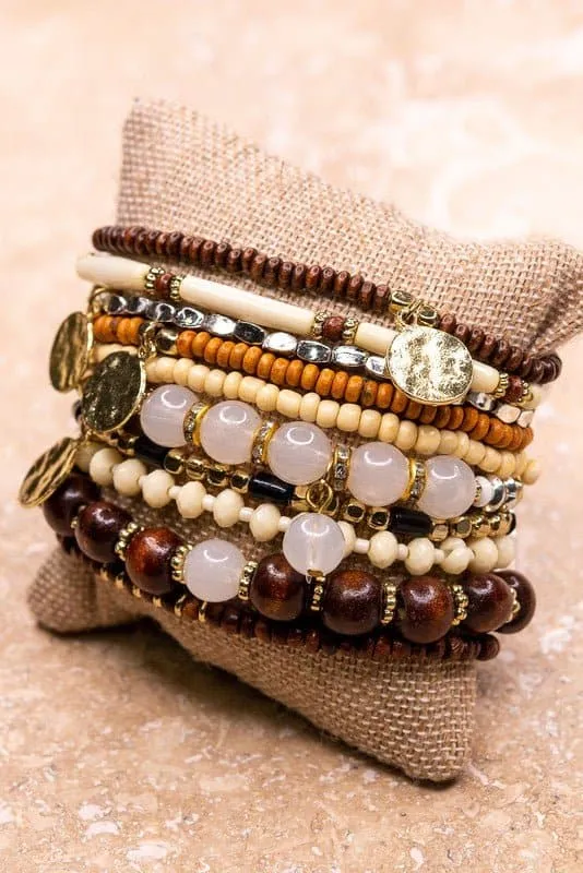 The More The Merrier Stretch Bracelet Set Of 10