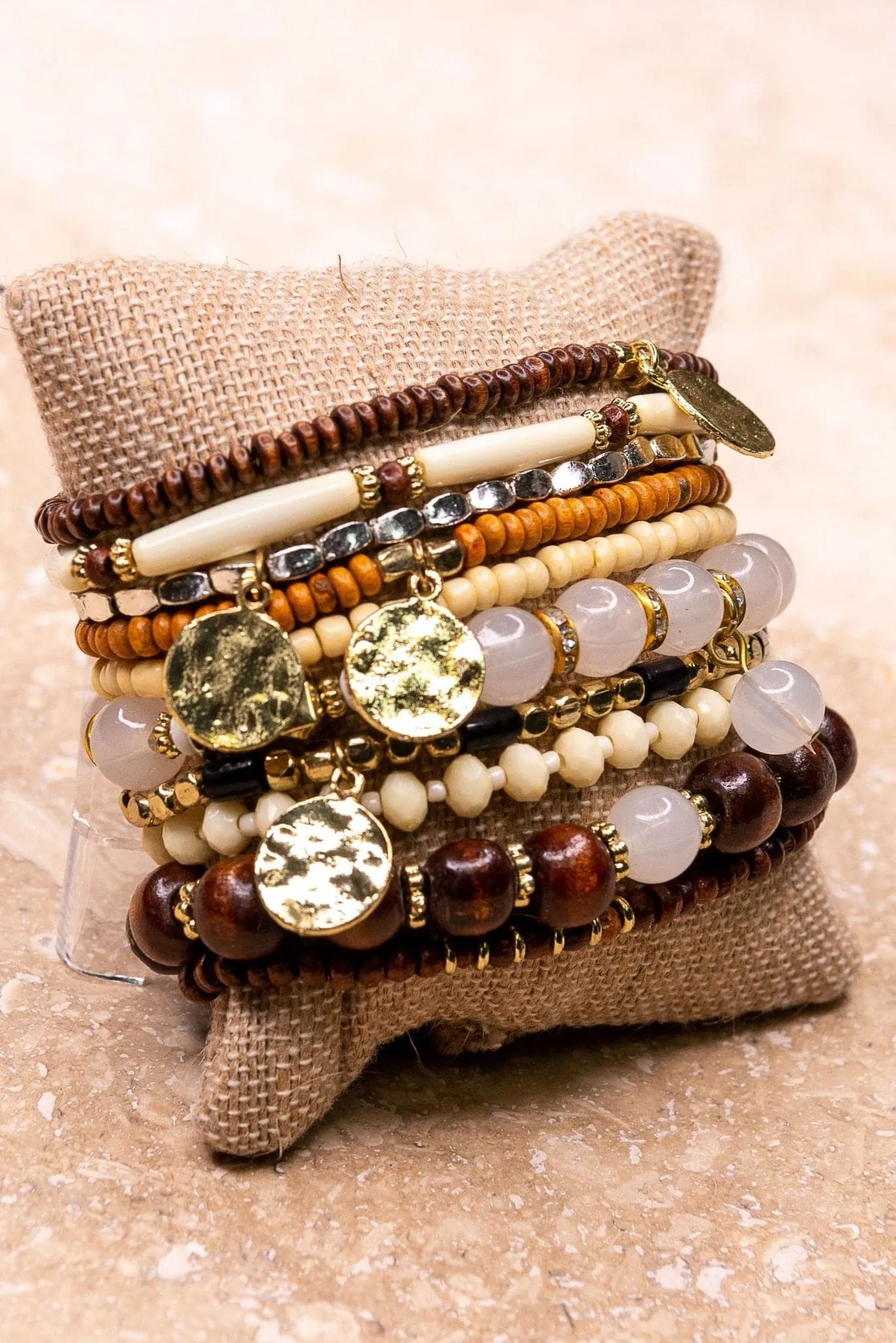 The More The Merrier Stretch Bracelet Set Of 10