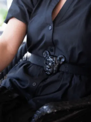 The Nellie Buckle in Black