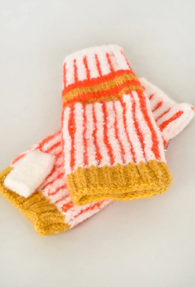 Ultra Soft Vertical Texting Glove, Orange