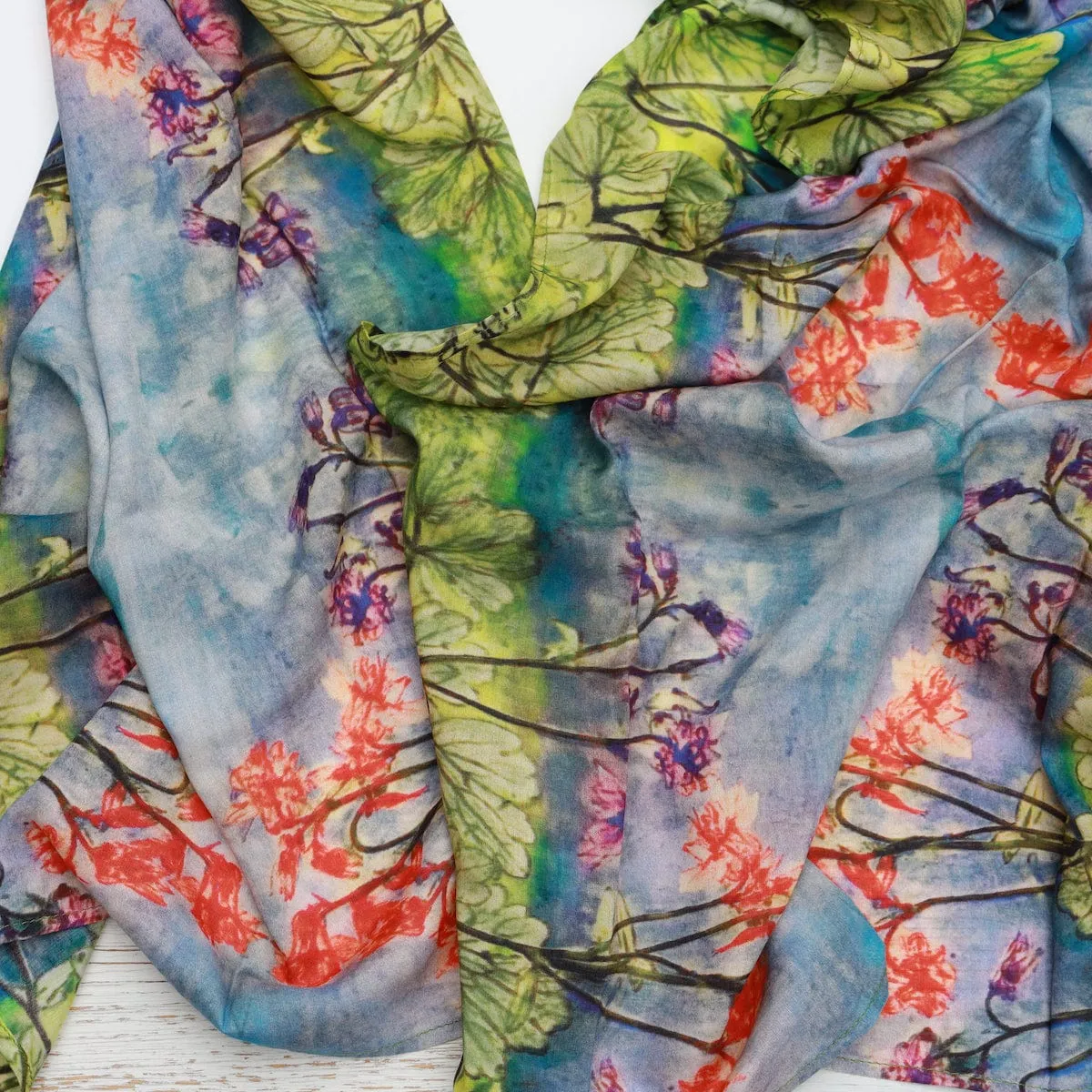 Under the Blue Sky Cotton Scarf