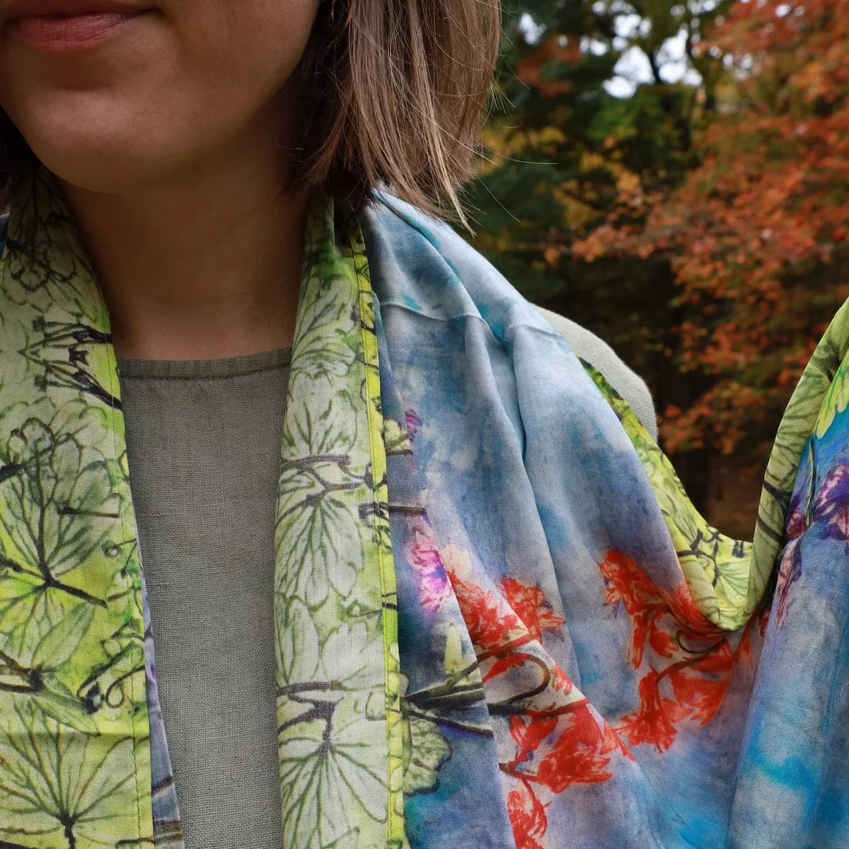 Under the Blue Sky Cotton Scarf