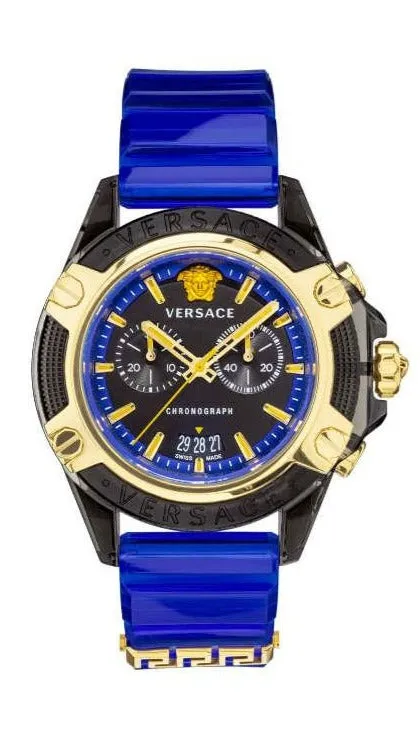 Versace Icon Active Watch Silicone Strap Men's Watch VEV700521