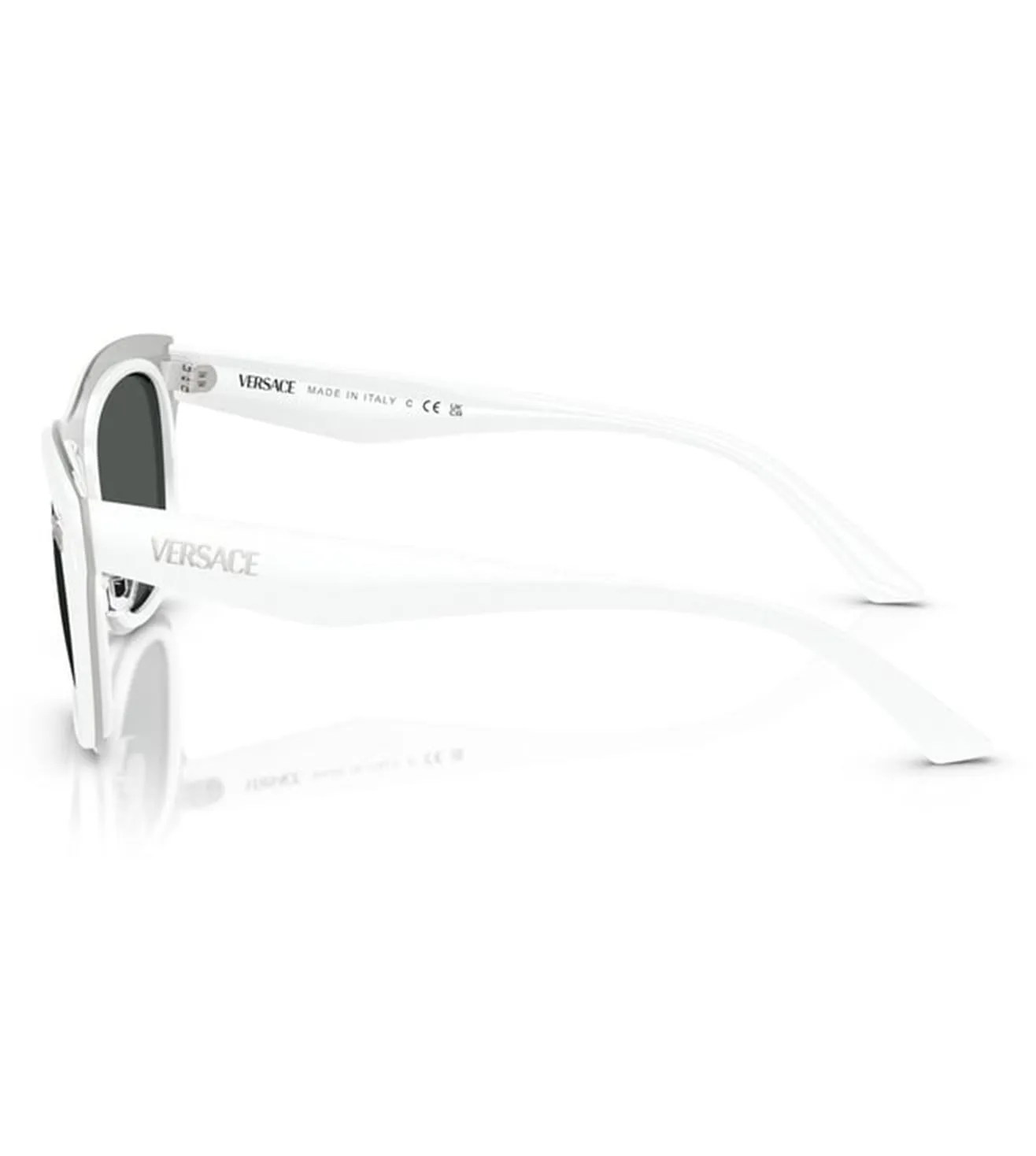 Versace Men's Grey Rectangular Sunglasses